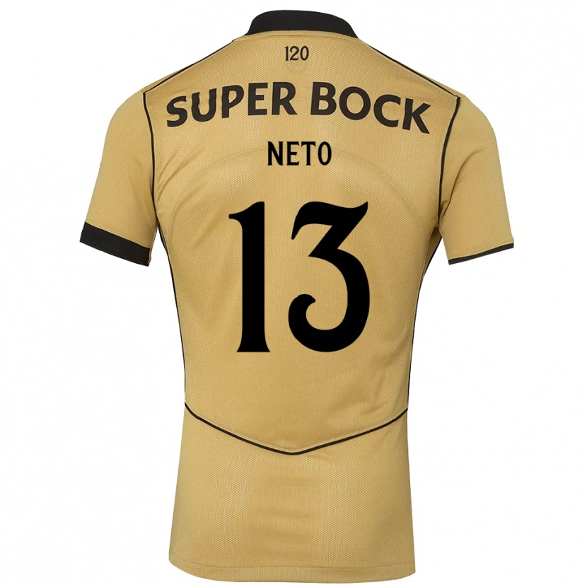 Danxen Herren Luis Neto #13 Goldgelb Schwarz Auswärtstrikot Trikot 2026/27 T-Shirt