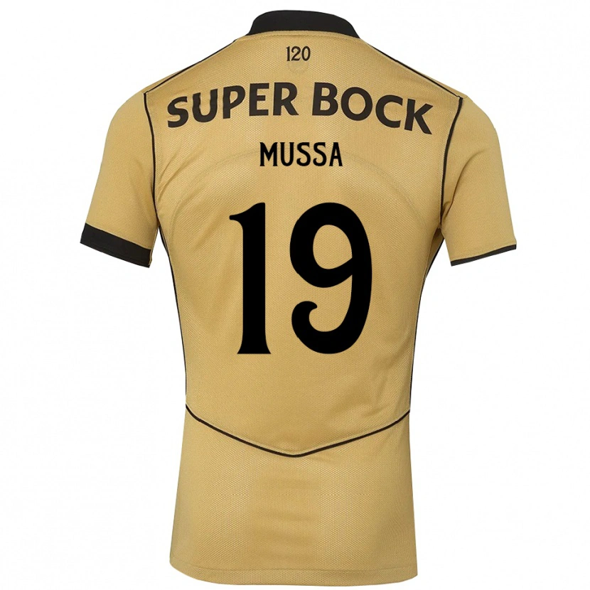 Danxen Herren Aladje Mussa #19 Goldgelb Schwarz Auswärtstrikot Trikot 2026/27 T-Shirt