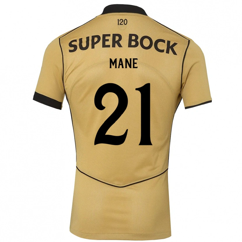 Danxen Herren Isnaba Mane #21 Goldgelb Schwarz Auswärtstrikot Trikot 2026/27 T-Shirt