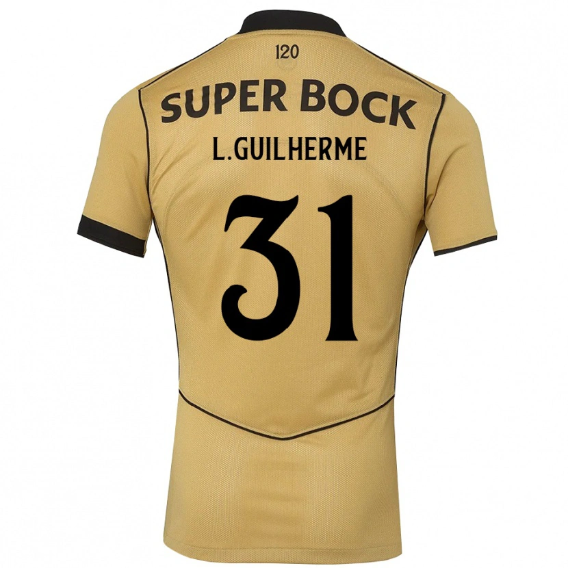 Danxen Herren Luís Guilherme #31 Goldgelb Schwarz Auswärtstrikot Trikot 2026/27 T-Shirt