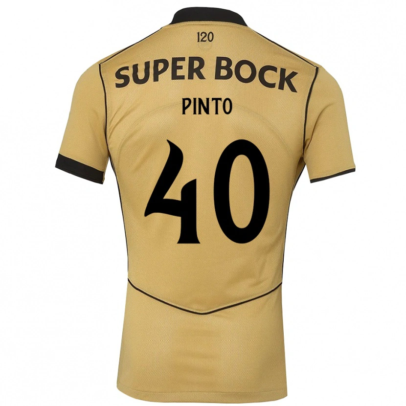 Danxen Herren Rita Pinto De Almeida #40 Goldgelb Schwarz Auswärtstrikot Trikot 2026/27 T-Shirt