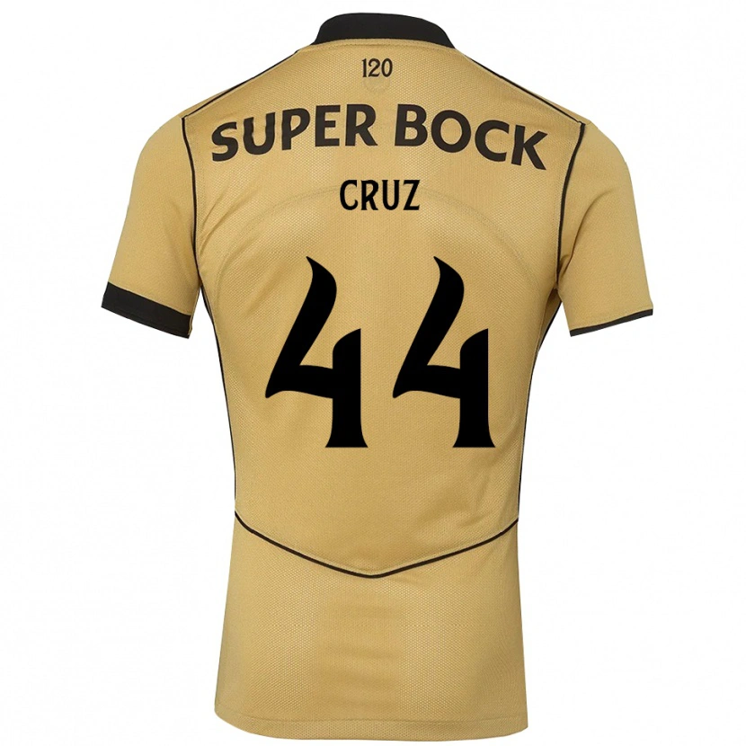 Danxen Herren Marco Cruz #44 Goldgelb Schwarz Auswärtstrikot Trikot 2026/27 T-Shirt