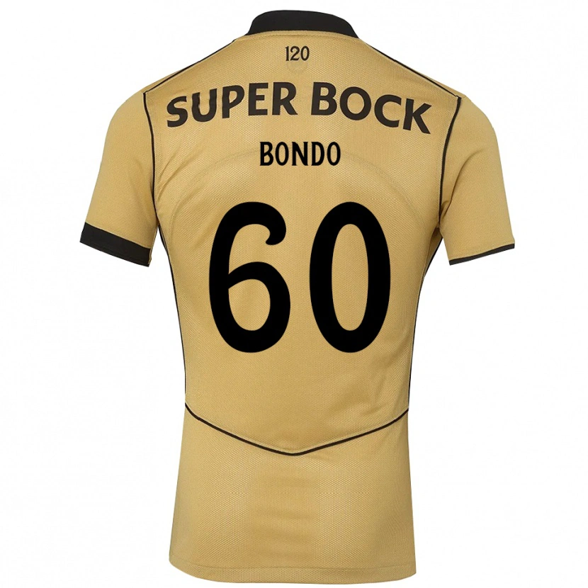 Danxen Herren Pedro Bondo #60 Goldgelb Schwarz Auswärtstrikot Trikot 2026/27 T-Shirt