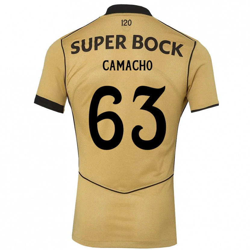 Danxen Herren Rafael Camacho #63 Goldgelb Schwarz Auswärtstrikot Trikot 2026/27 T-Shirt