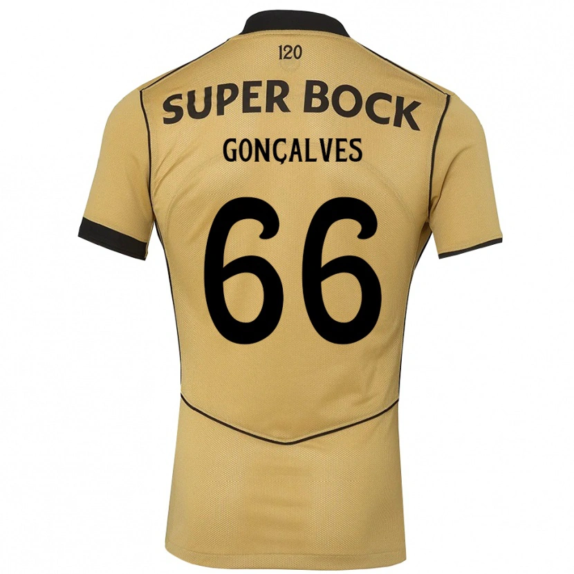 Danxen Herren Iara Gonçalves #66 Goldgelb Schwarz Auswärtstrikot Trikot 2026/27 T-Shirt