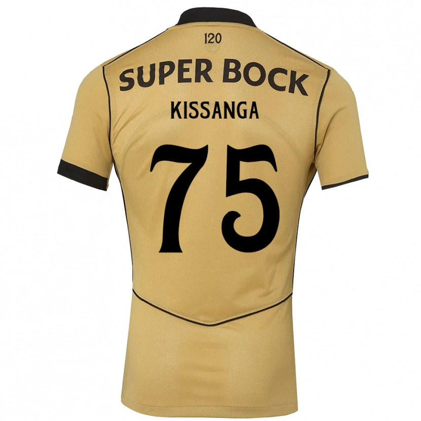 Danxen Herren Manuel Kissanga #75 Goldgelb Schwarz Auswärtstrikot Trikot 2026/27 T-Shirt