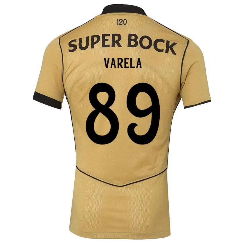 Danxen Herren Leonardo Varela #89 Goldgelb Schwarz Auswärtstrikot Trikot 2026/27 T-Shirt