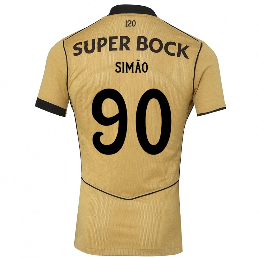 Danxen Herren Paulo Simão #90 Goldgelb Schwarz Auswärtstrikot Trikot 2026/27 T-Shirt