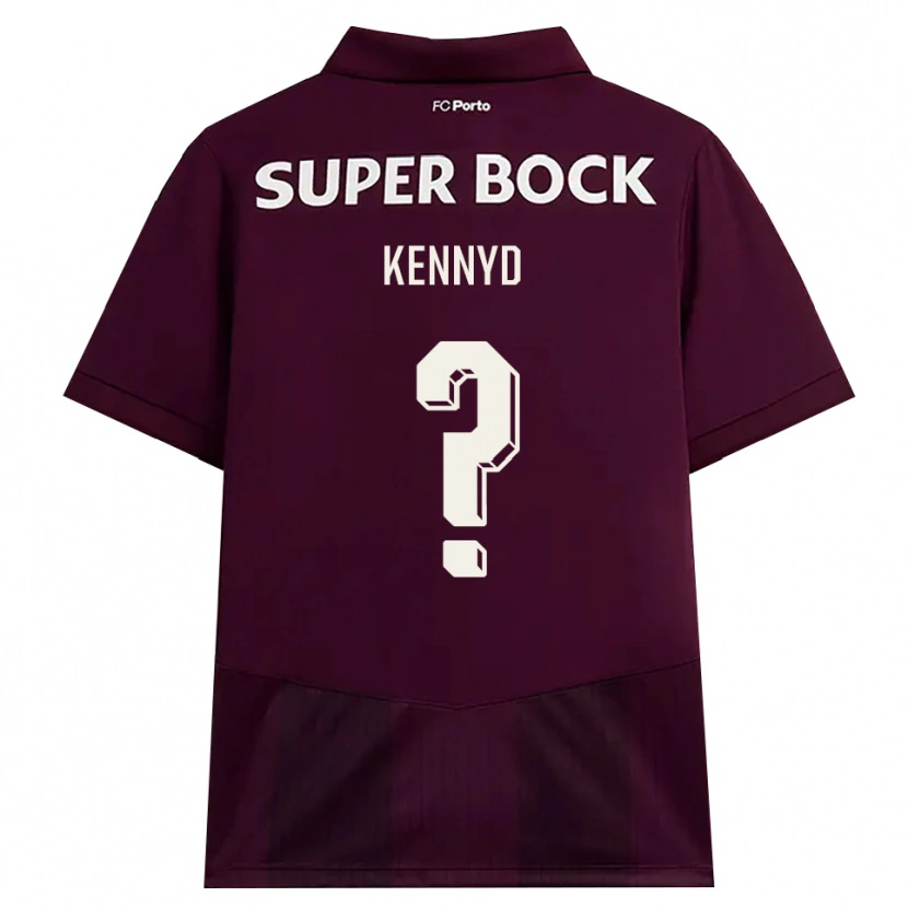 Danxen Herren Kennyd #0 Burgund Weiß Auswärtstrikot Trikot 2026/27 T-Shirt