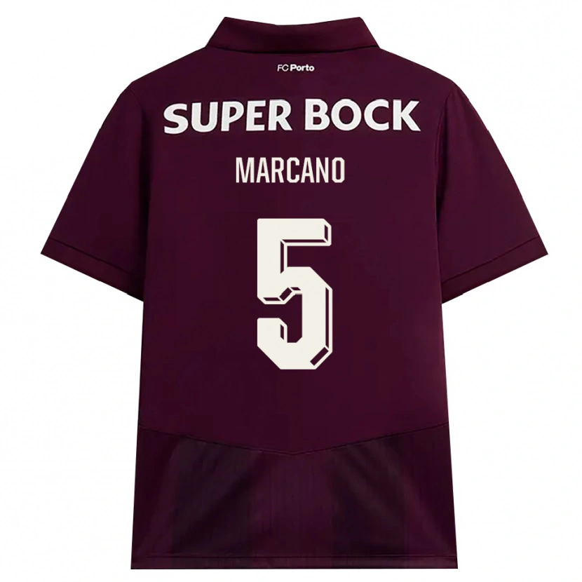 Danxen Herren Ivan Marcano #5 Burgund Weiß Auswärtstrikot Trikot 2026/27 T-Shirt