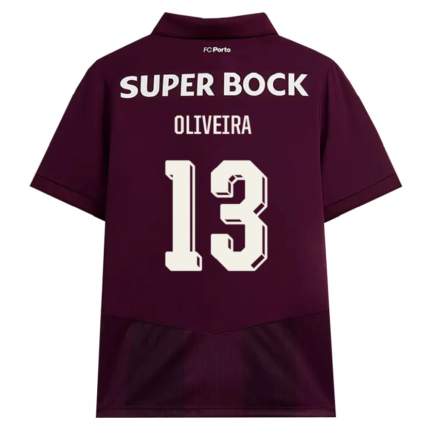 Danxen Herren Tomás Oliveira #13 Burgund Weiß Auswärtstrikot Trikot 2026/27 T-Shirt