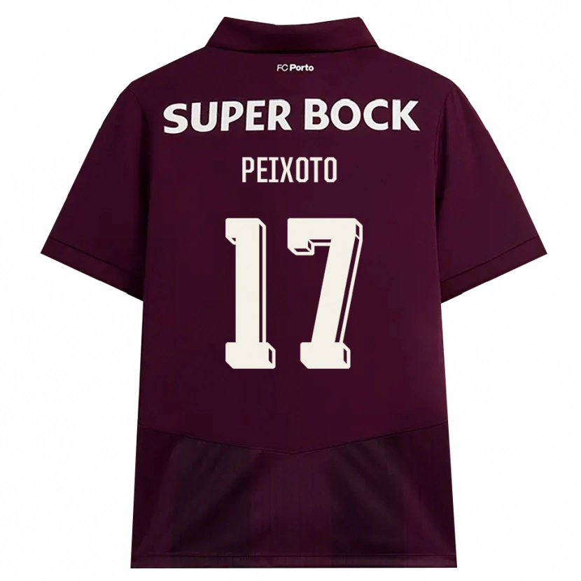 Danxen Herren Tomás Peixoto #17 Burgund Weiß Auswärtstrikot Trikot 2026/27 T-Shirt