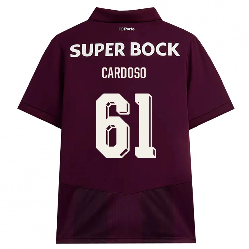 Danxen Herren Ivan Cardoso #61 Burgund Weiß Auswärtstrikot Trikot 2026/27 T-Shirt
