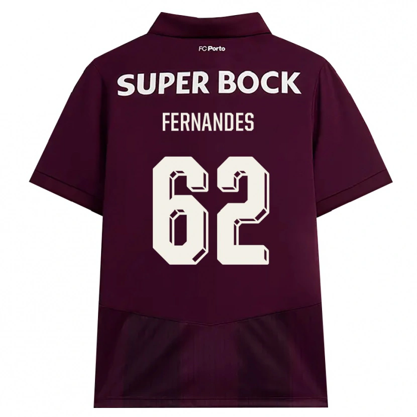 Danxen Herren Rodrigo Fernandes #62 Burgund Weiß Auswärtstrikot Trikot 2026/27 T-Shirt