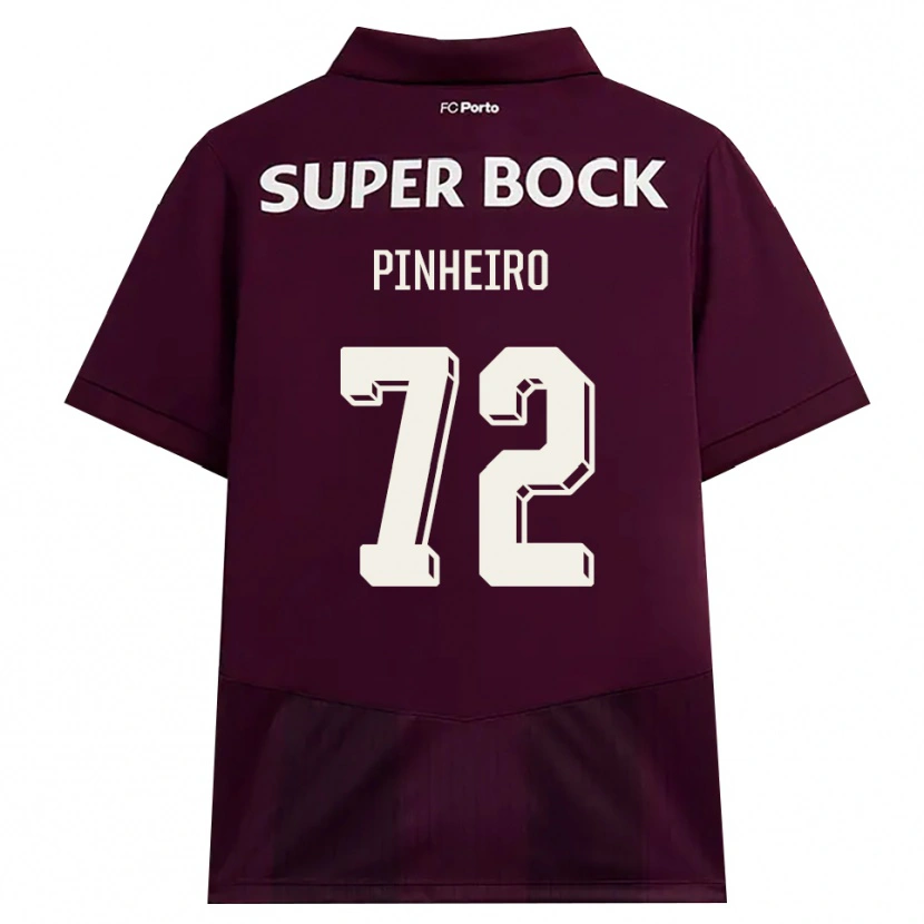 Danxen Herren Rodrigo Pinheiro #72 Burgund Weiß Auswärtstrikot Trikot 2026/27 T-Shirt