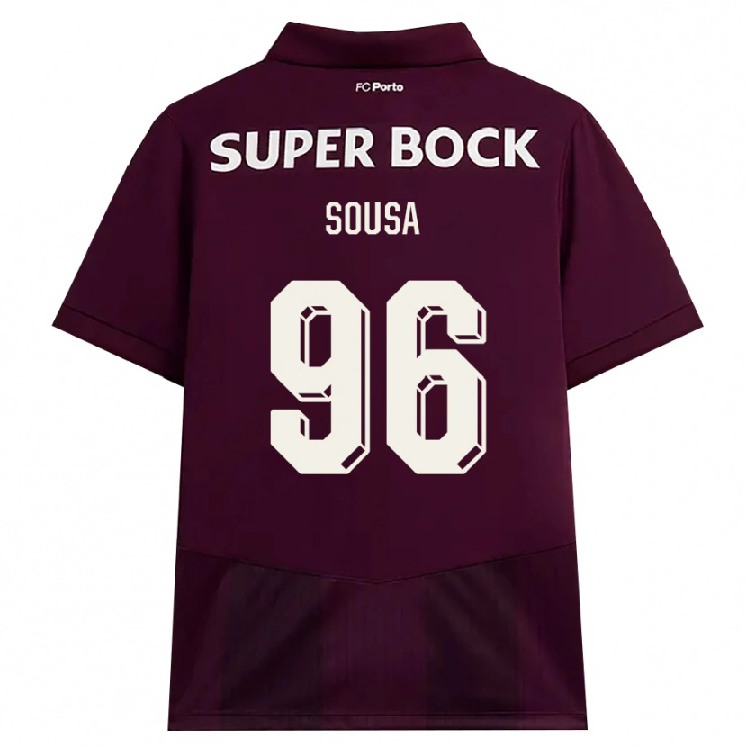 Danxen Herren Filipe Sousa #96 Burgund Weiß Auswärtstrikot Trikot 2026/27 T-Shirt