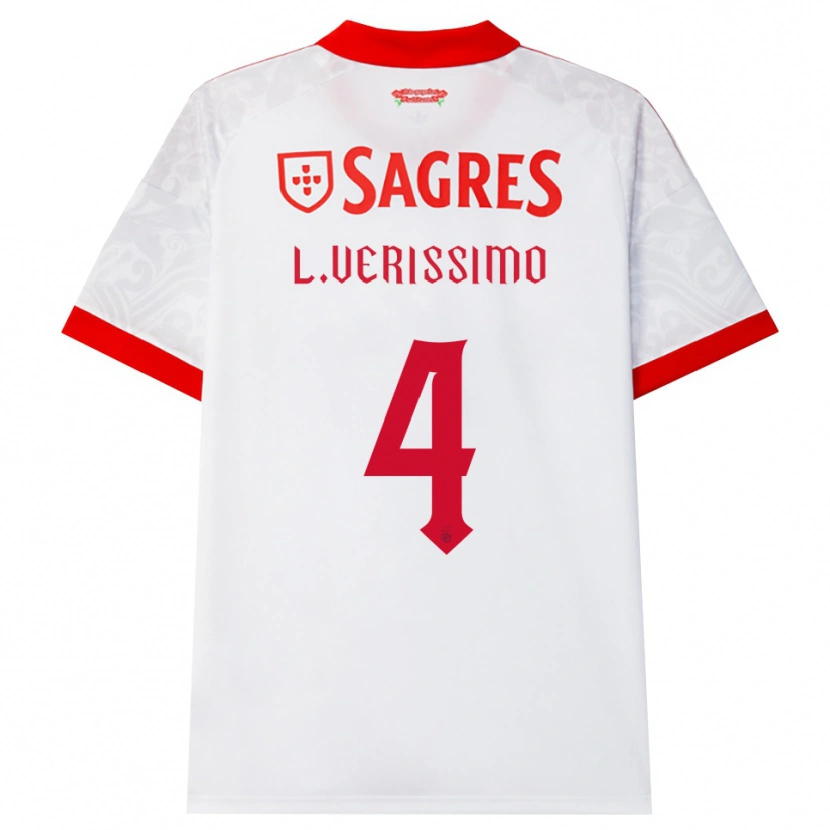 Danxen Herren Lucas Verissimo #4 Weiß Rot Gelb Auswärtstrikot Trikot 2026/27 T-Shirt