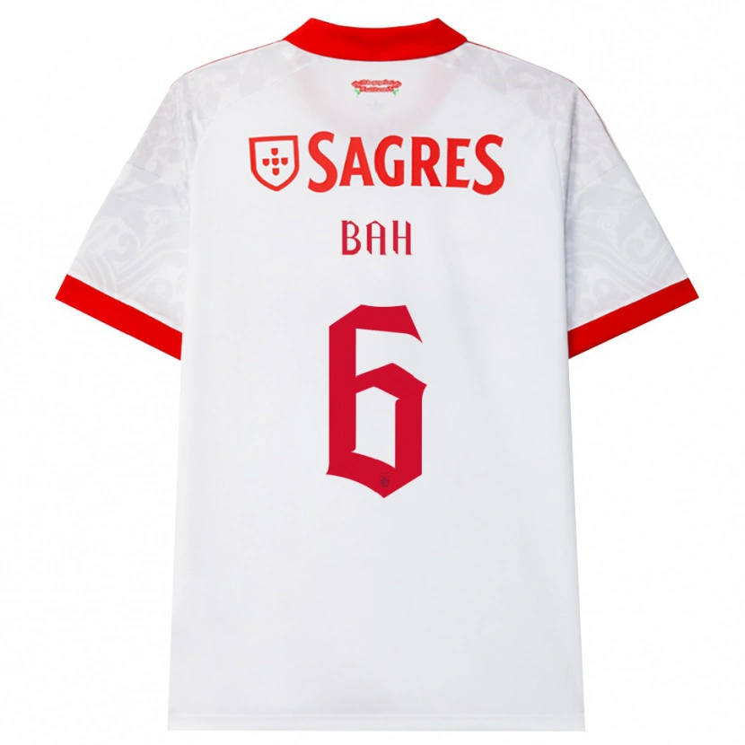 Danxen Herren Alexander Bah #6 Weiß Rot Gelb Auswärtstrikot Trikot 2026/27 T-Shirt