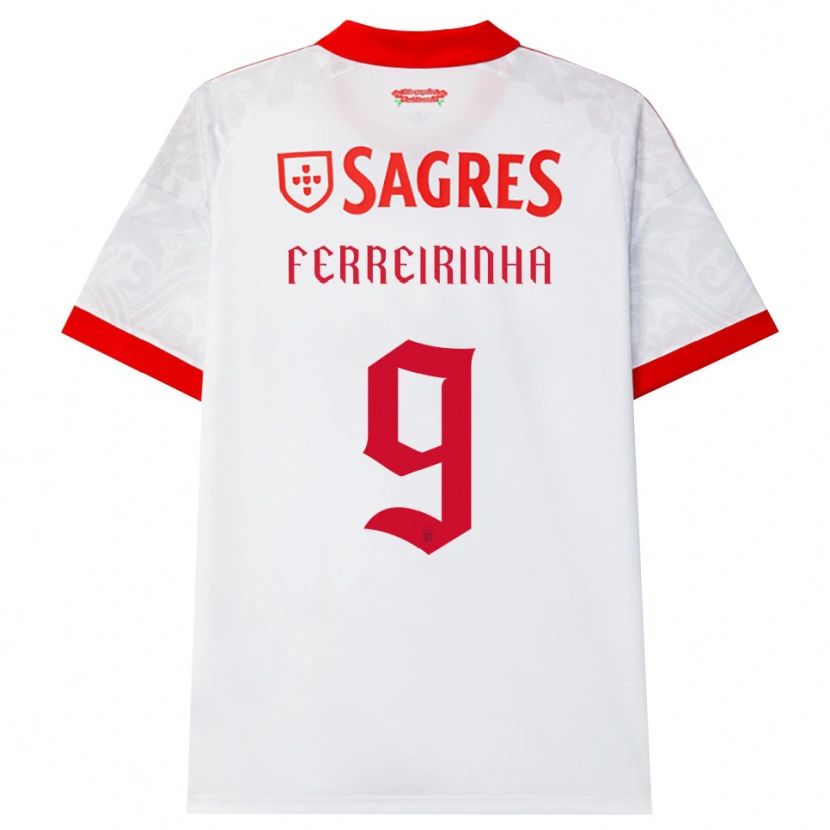 Danxen Herren Afonso Ferreirinha #9 Weiß Rot Gelb Auswärtstrikot Trikot 2026/27 T-Shirt