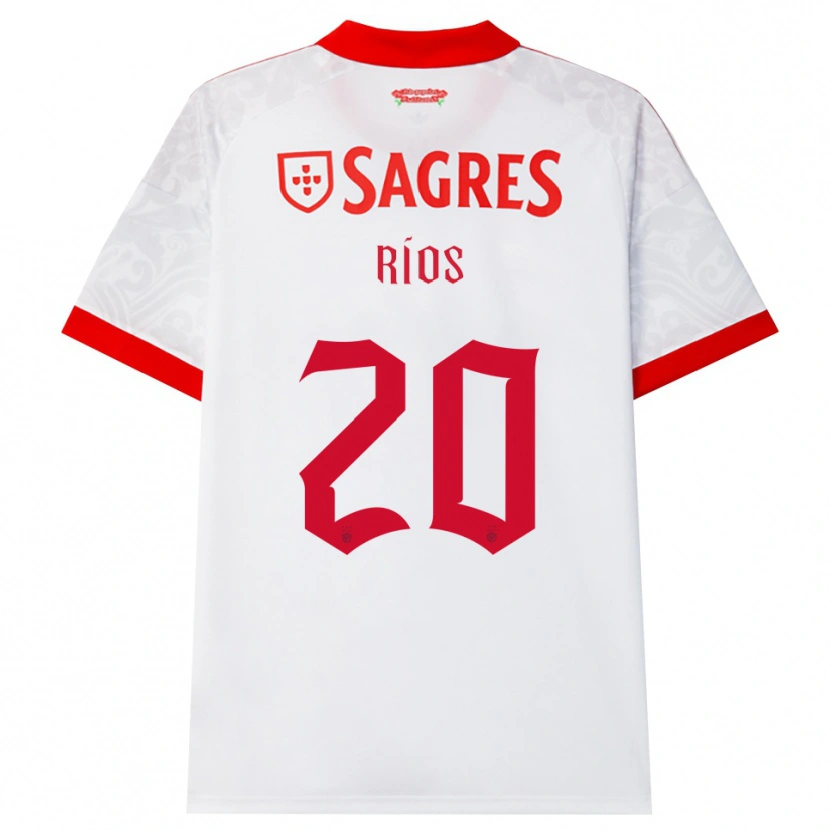 Danxen Herren Richard Ríos #20 Weiß Rot Gelb Auswärtstrikot Trikot 2026/27 T-Shirt