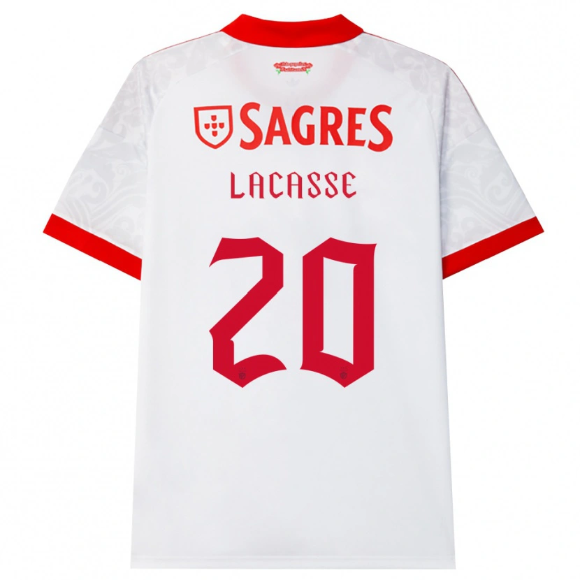 Danxen Herren Cloe Lacasse #20 Weiß Rot Gelb Auswärtstrikot Trikot 2026/27 T-Shirt