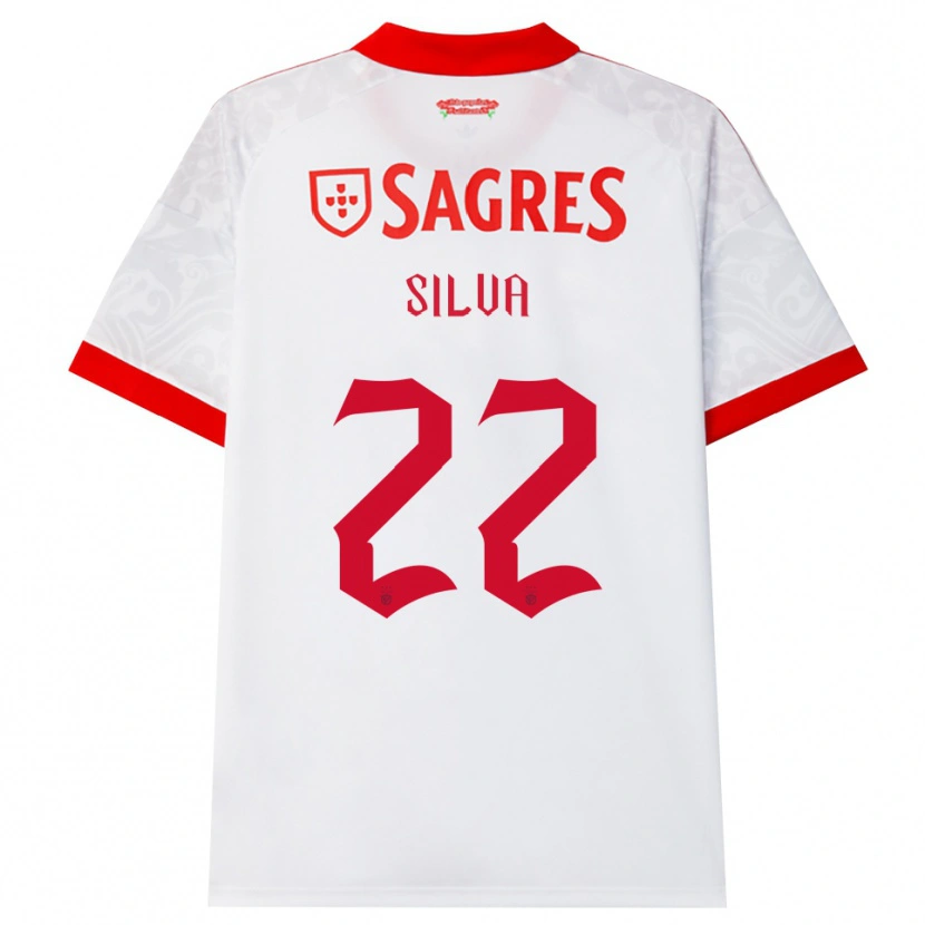 Danxen Herren Amelia Silva #22 Weiß Rot Gelb Auswärtstrikot Trikot 2026/27 T-Shirt