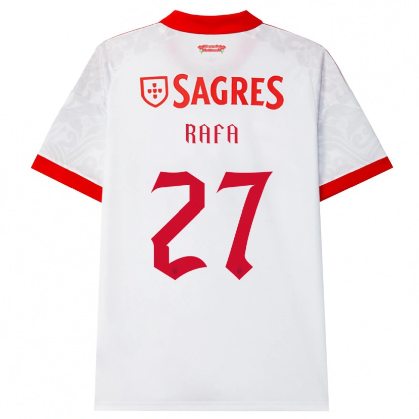 Danxen Herren Rafa Silva #27 Weiß Rot Gelb Auswärtstrikot Trikot 2026/27 T-Shirt