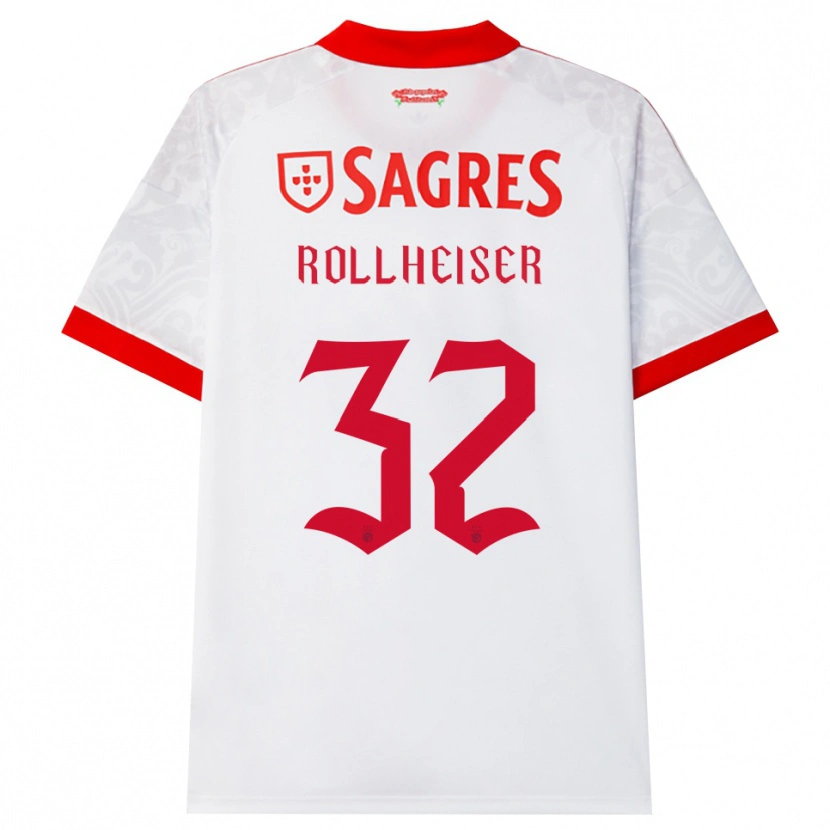 Danxen Herren Benjamín Rollheiser #32 Weiß Rot Gelb Auswärtstrikot Trikot 2026/27 T-Shirt