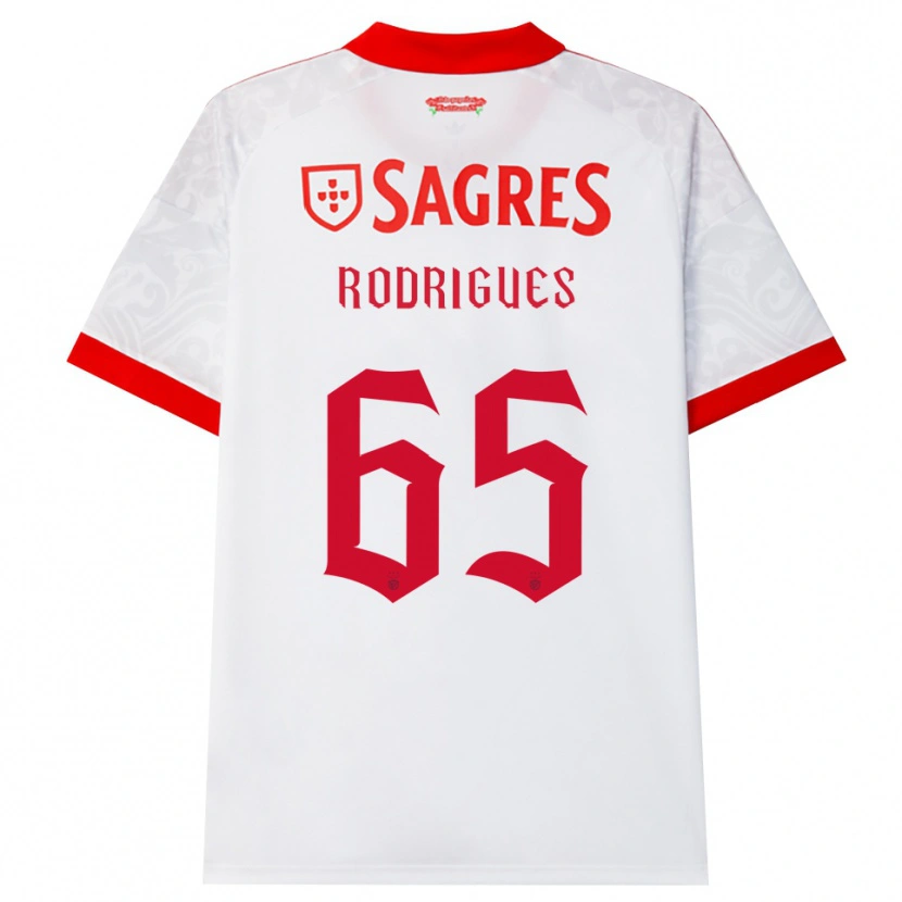 Danxen Herren Rafael Rodrigues #65 Weiß Rot Gelb Auswärtstrikot Trikot 2026/27 T-Shirt