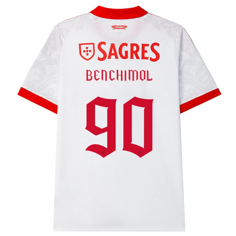 Danxen Herren Benchimol #90 Weiß Rot Gelb Auswärtstrikot Trikot 2026/27 T-Shirt