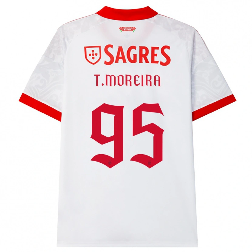 Danxen Herren Tomás Cruz #95 Weiß Rot Gelb Auswärtstrikot Trikot 2026/27 T-Shirt