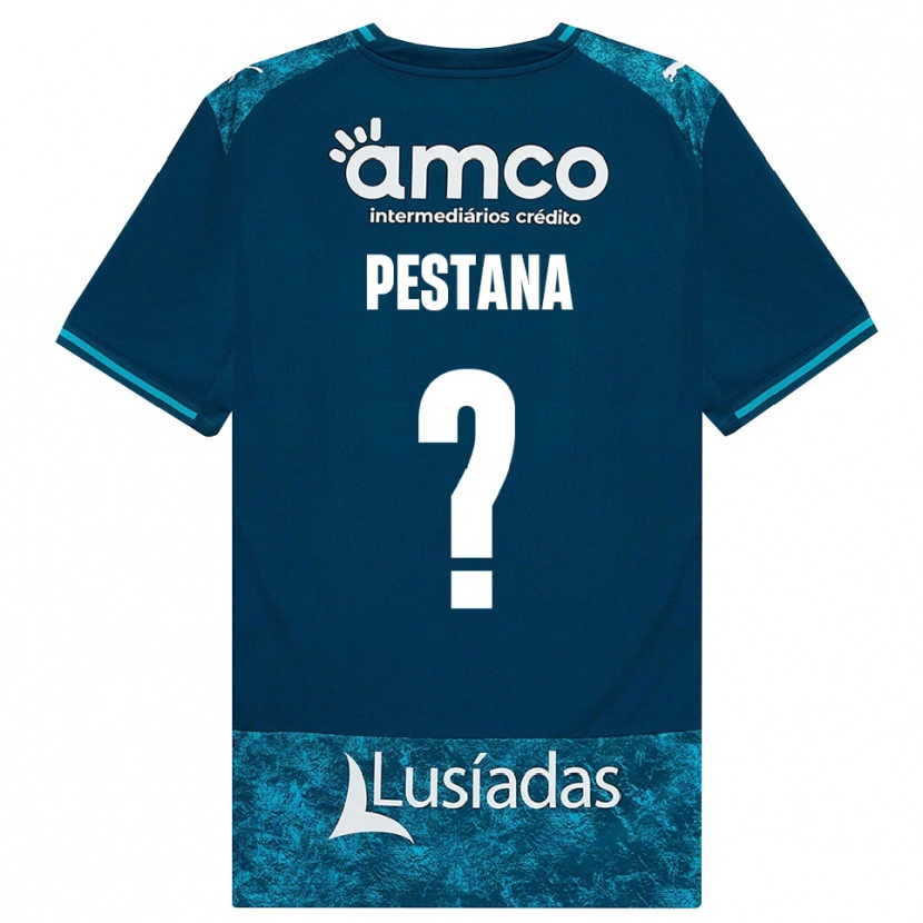 Danxen Herren Rafael Pestana #0 Dunkelschiefergrau Mitteltuerkis Auswärtstrikot Trikot 2026/27 T-Shirt