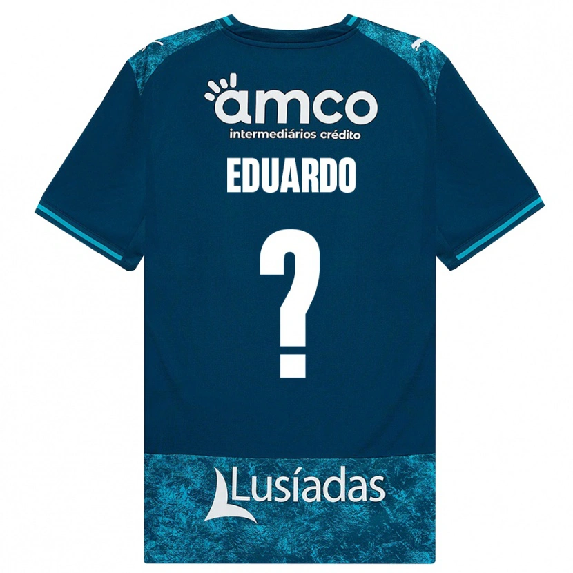 Danxen Herren Eduardo Costa #0 Dunkelschiefergrau Mitteltuerkis Auswärtstrikot Trikot 2026/27 T-Shirt