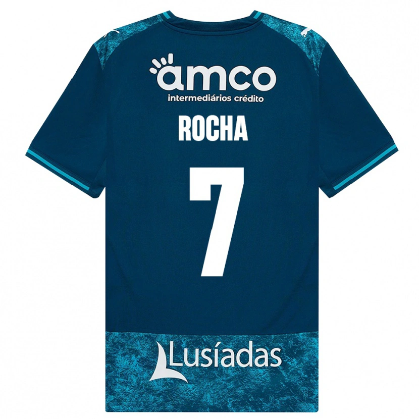 Danxen Herren Carolina Rocha #7 Dunkelschiefergrau Mitteltuerkis Auswärtstrikot Trikot 2026/27 T-Shirt