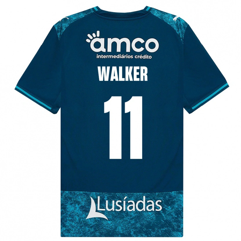 Danxen Herren Ellie Walker #11 Dunkelschiefergrau Mitteltuerkis Auswärtstrikot Trikot 2026/27 T-Shirt
