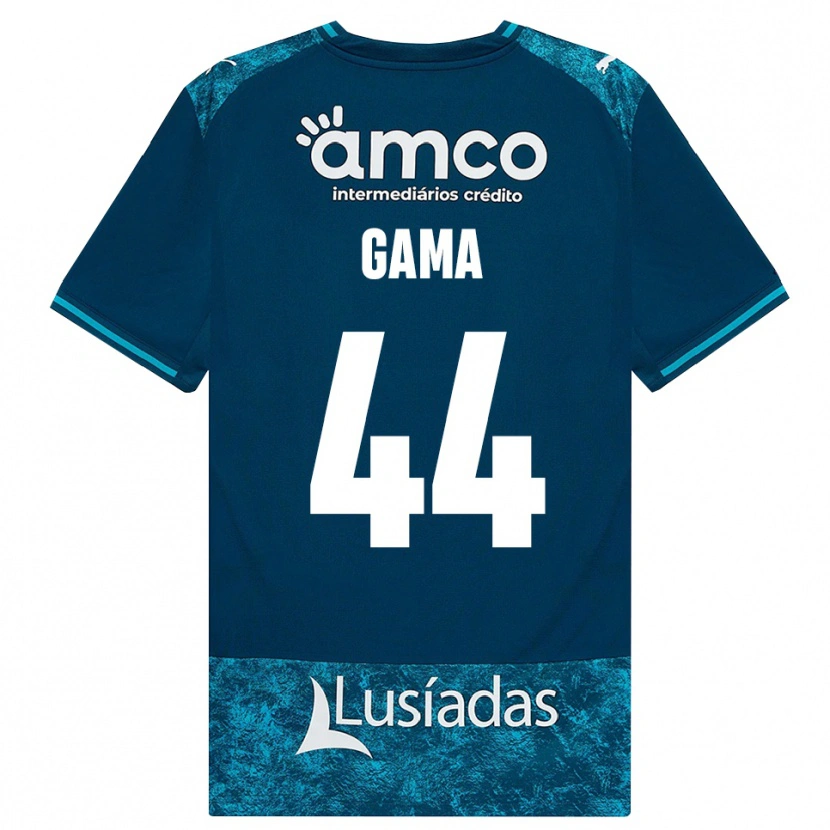 Danxen Herren Dinis Gama #44 Dunkelschiefergrau Mitteltuerkis Auswärtstrikot Trikot 2026/27 T-Shirt