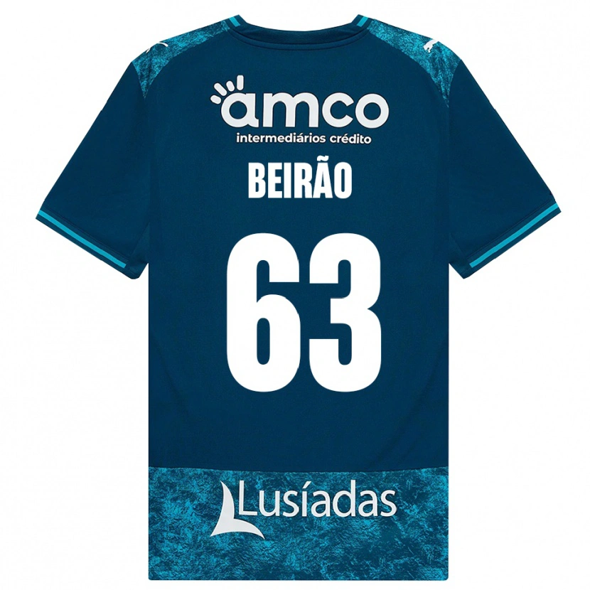 Danxen Herren Rodrigo Beirão #63 Dunkelschiefergrau Mitteltuerkis Auswärtstrikot Trikot 2026/27 T-Shirt