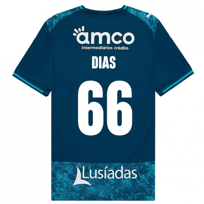 Danxen Herren Gonçalo Dias #66 Dunkelschiefergrau Mitteltuerkis Auswärtstrikot Trikot 2026/27 T-Shirt