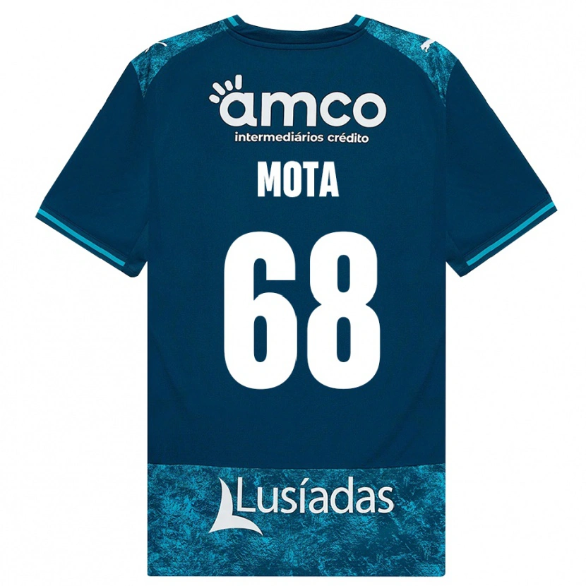 Danxen Herren Edgar Mota #68 Dunkelschiefergrau Mitteltuerkis Auswärtstrikot Trikot 2026/27 T-Shirt
