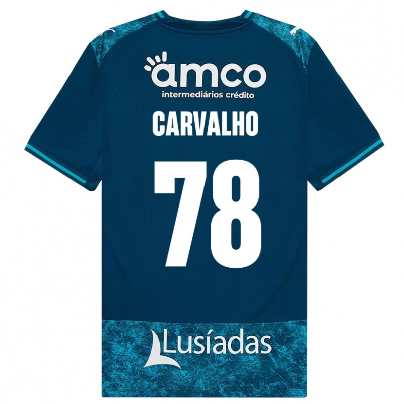 Danxen Herren João Carvalho #78 Dunkelschiefergrau Mitteltuerkis Auswärtstrikot Trikot 2026/27 T-Shirt