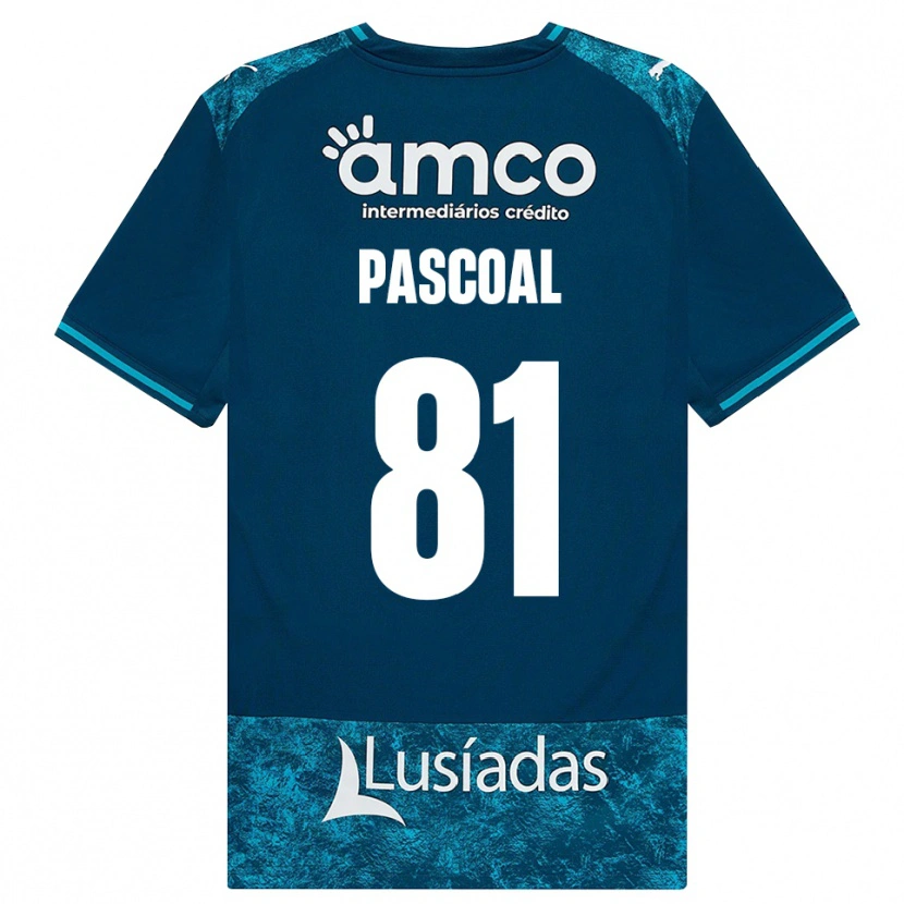 Danxen Herren Fodé Pascoal #81 Dunkelschiefergrau Mitteltuerkis Auswärtstrikot Trikot 2026/27 T-Shirt