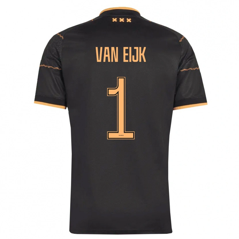 Danxen Herren Regina Van Eijk #1 Schwarz Orange Auswärtstrikot Trikot 2026/27 T-Shirt