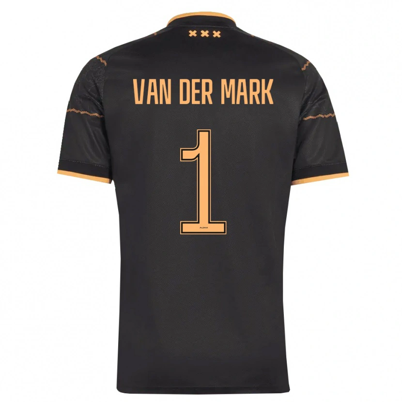 Danxen Herren Jesper Van Der Mark #1 Schwarz Orange Auswärtstrikot Trikot 2026/27 T-Shirt