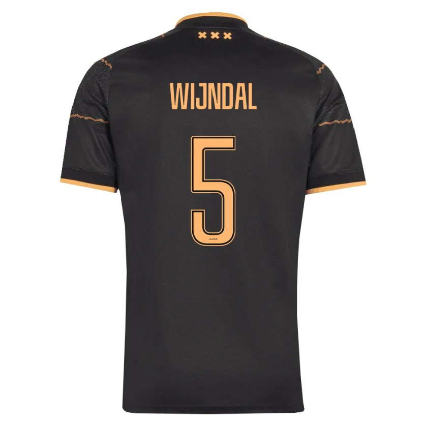 Danxen Herren Owen Wijndal #5 Schwarz Orange Auswärtstrikot Trikot 2026/27 T-Shirt