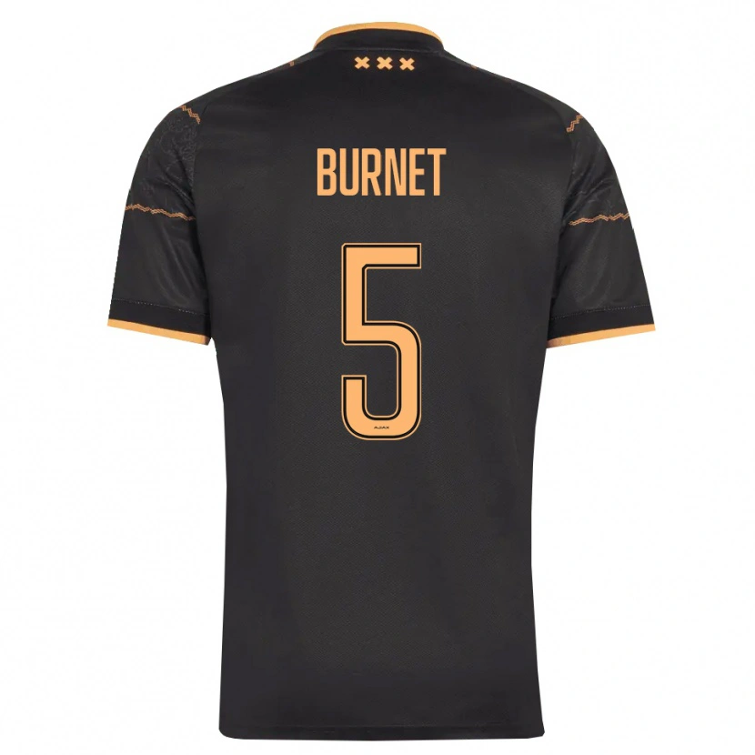 Danxen Herren Lorenzo Burnet #5 Schwarz Orange Auswärtstrikot Trikot 2026/27 T-Shirt