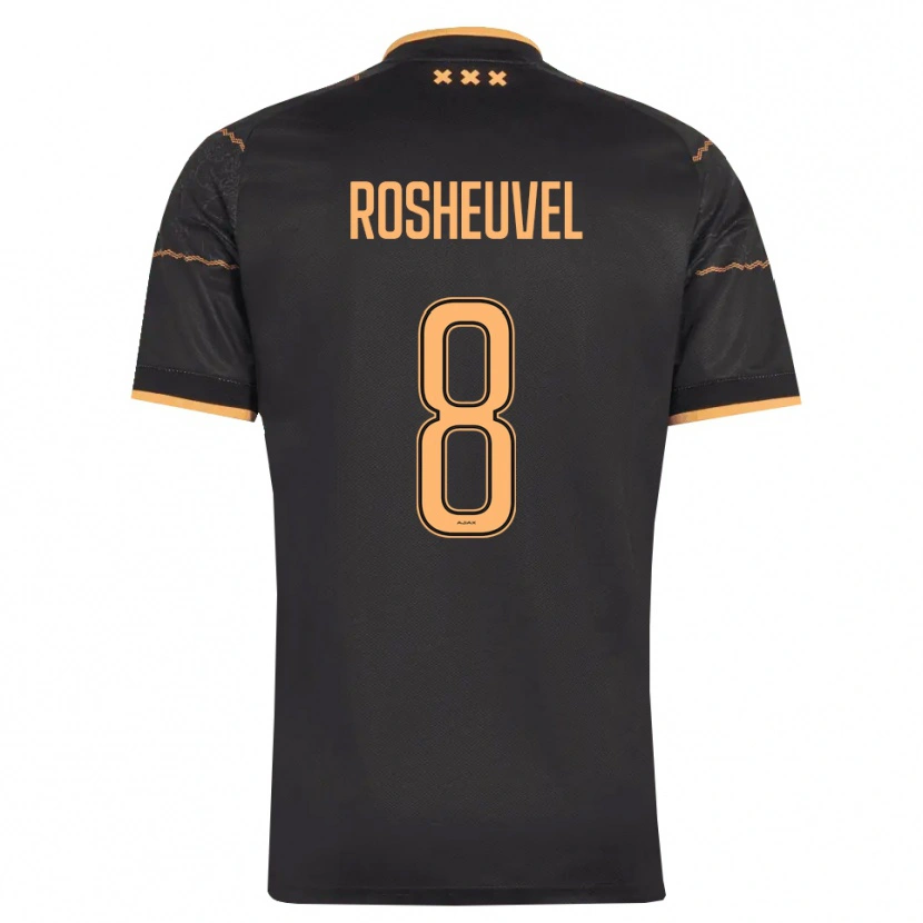 Danxen Herren Darren Rosheuvel #8 Schwarz Orange Auswärtstrikot Trikot 2026/27 T-Shirt