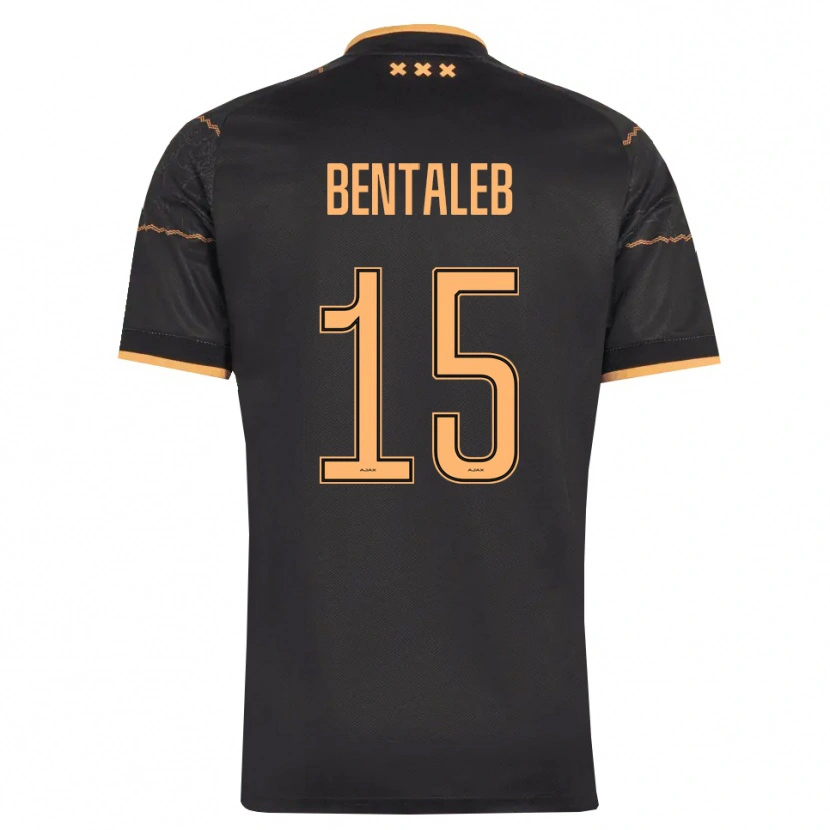 Danxen Herren Marouane Bentaleb #15 Schwarz Orange Auswärtstrikot Trikot 2026/27 T-Shirt