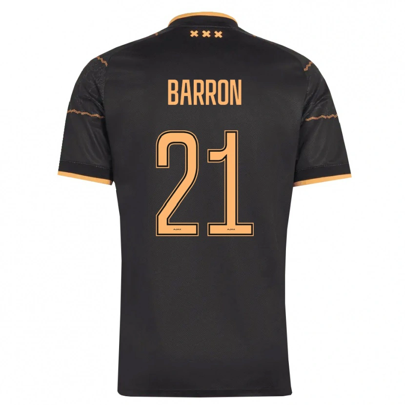 Danxen Herren Eternal Barron #21 Schwarz Orange Auswärtstrikot Trikot 2026/27 T-Shirt