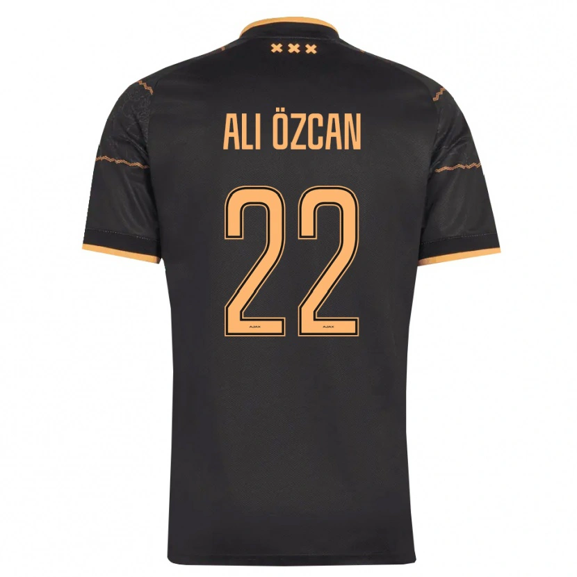 Danxen Herren Akın Ali Özcan #22 Schwarz Orange Auswärtstrikot Trikot 2026/27 T-Shirt