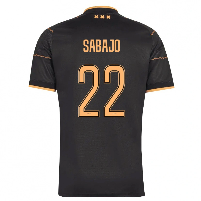 Danxen Herren Quinty Sabajo #22 Schwarz Orange Auswärtstrikot Trikot 2026/27 T-Shirt